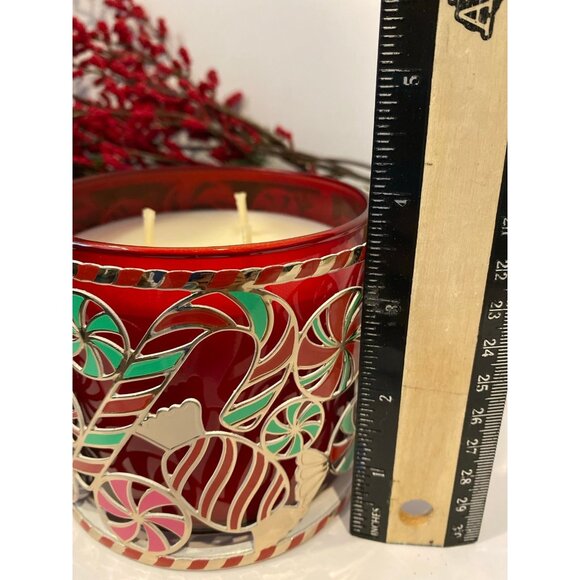 Bath & Body Works Christmas Holiday 3 Wick Candle Holder - Picture 9 of 9